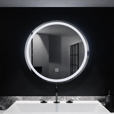 Kulaté LED zrcadlo, 50 cm, Basic Touch