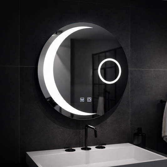 LED kulaté zrcadlo, 60 cm, Orbis Touch, Demister System, stmívatelná zrcátka Korman E Výchozí název Alessandro Design