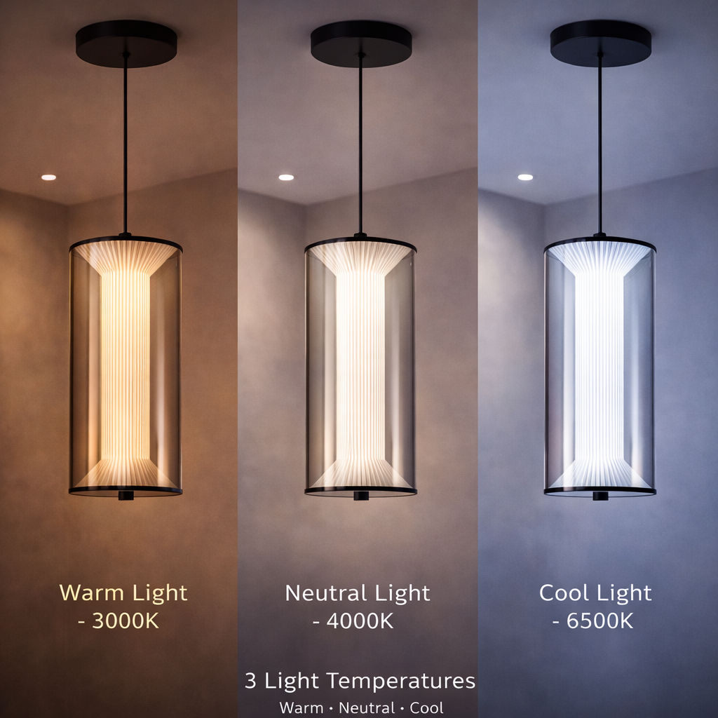 Lustra LED Suspendata cu Telecomanda 29W, Orin, 1 element, Inaltime Reglabila, Lumina Calda/Rece/Neutra, Alb, Meta Lustre LED cu Telecomanda Default Title Alessandro Design