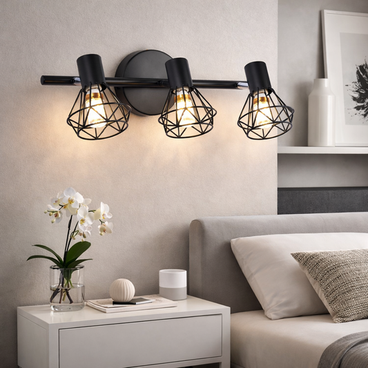 Lustra cu Abajur, GRACIE, Diamant, 3XE14, Negru Lustre Clasice Default Title Alessandro Design