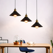 Lustra Suspendata, LV210/3L, 3xE27, Negru, Metal si Fir, Inaltime Reglabila Lustre Vintage Default Title Alessandro Design