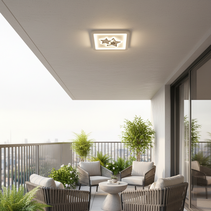 LED lustr KATHLEEN RGB 25W, Teplé/Neutrální světlo, Bílý