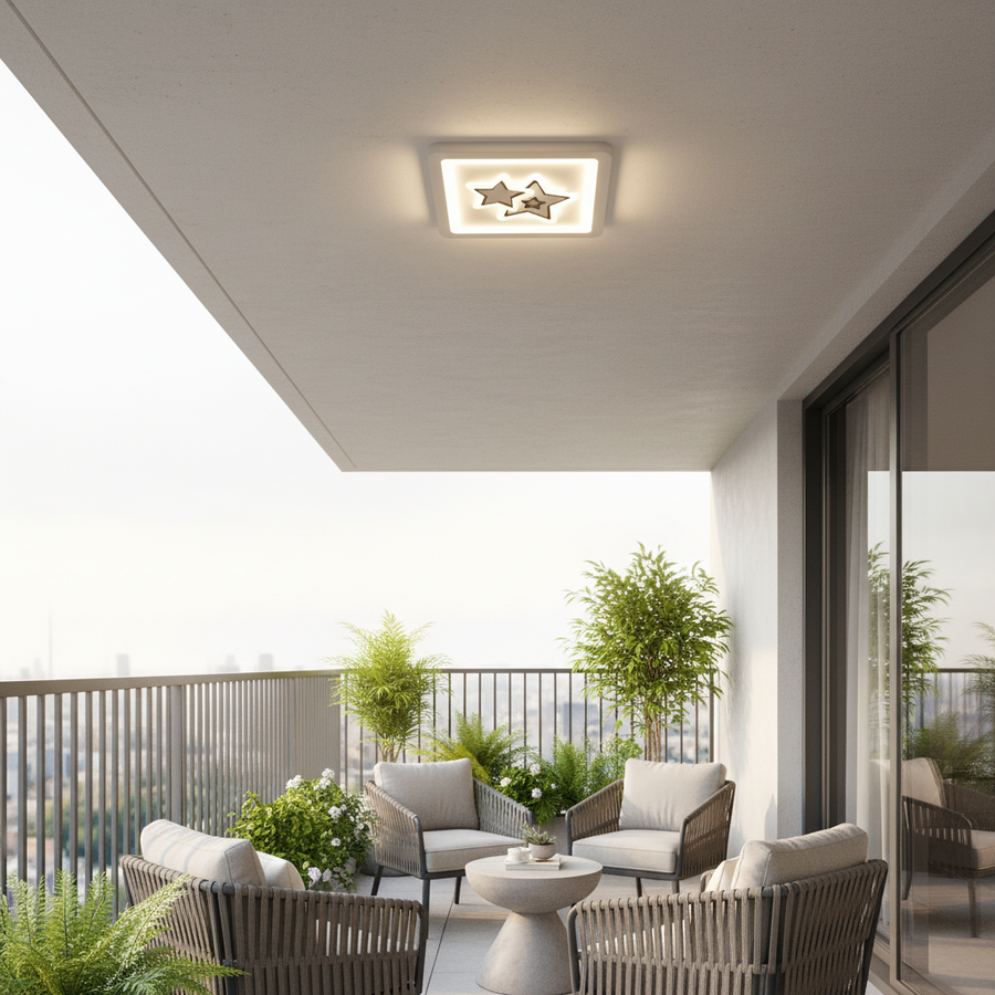 LED lustr KATHLEEN RGB 25W, Teplé/Neutrální světlo, Bílý
