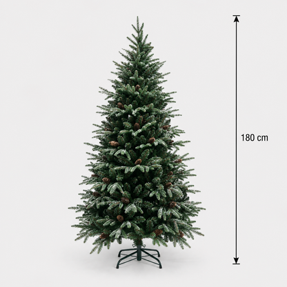 Brad Artificial QAANAAQ, 180 cm, 808 vârfuri, Verde