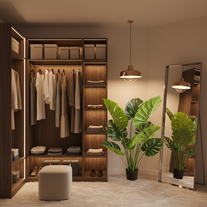 Plantă Artificială Tip Monstera Deliciosa, Cu Frunze Bogate, 120 cm, Verde