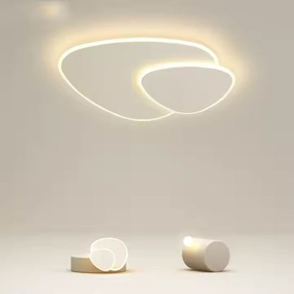 LED lustr s dálkovým ovládáním FUTURA LUMINA 66W, Ovál, Studené/Teplé/Neutrální světlo, Stmívatelné, Bílý LED lustr s dálkovým ovládáním Výchozí název Alessandro Design