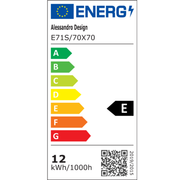 Zrcadlo LED Touch Ivory Demist System 70X70cm Zrcadla Korman E Výchozí název Alessandro Design