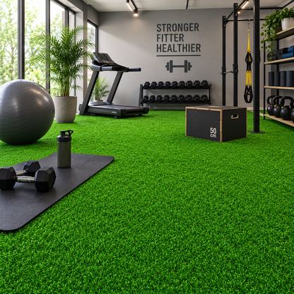Gazon Artificial Pentru Interior, 25x25cm, Grosime 2cm, Densitate 15 Fire, Verde
