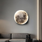 Dekorativní LED nástěnná lampa s dálkovým ovládáním, Měsíc 34W Průměr 50CM Teplé světlo Neutrální Studené 3000/4000/6000K LED lustry s dálkovým ovládáním Výchozí název Alessandro Design