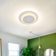 GUARELLA LED lustr, 39W, studené/teplé/neutrální světlo, bílá