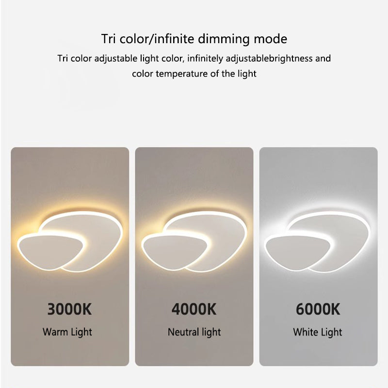 LED lustr s dálkovým ovládáním FUTURA LUMINA 66W, Ovál, Studené/Teplé/Neutrální světlo, Stmívatelné, Bílý LED lustr s dálkovým ovládáním Výchozí název Alessandro Design