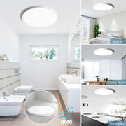 SOLIS LED stropní svítidlo 27cm 20W studené světlo, bílá LED stropní svítidla Výchozí název Alessandro Design