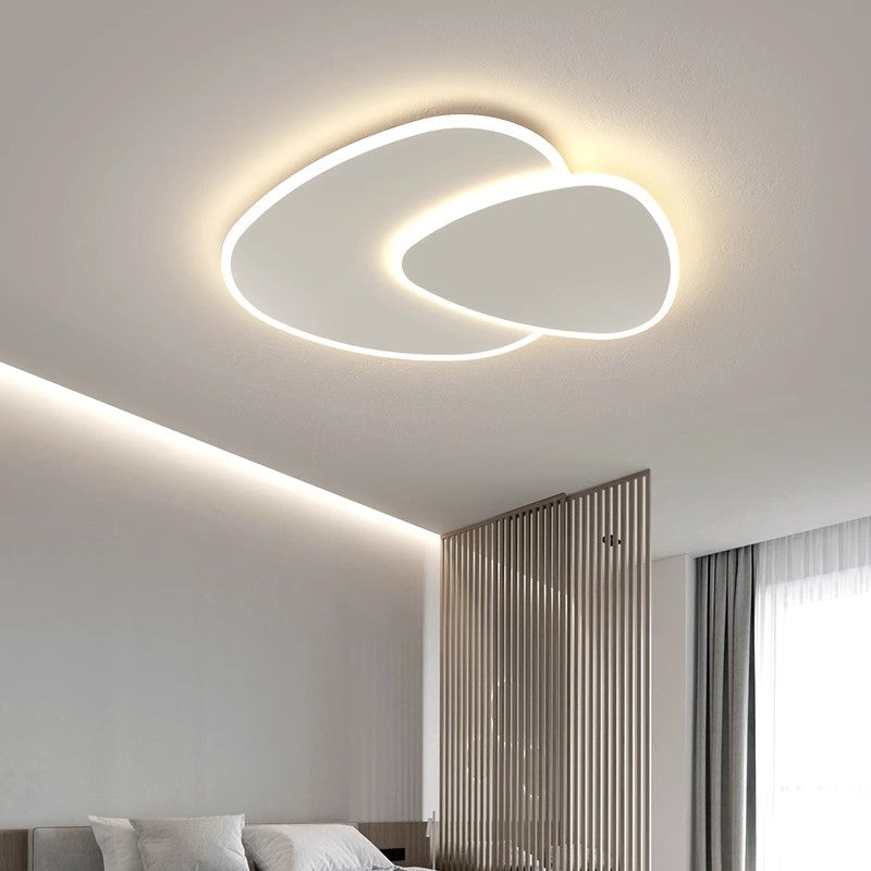 LED lustr s dálkovým ovládáním FUTURA LUMINA 66W, Ovál, Studené/Teplé/Neutrální světlo, Stmívatelné, Bílý LED lustr s dálkovým ovládáním Výchozí název Alessandro Design