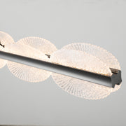 Závěsný LED lustr s dálkovým ovládáním ISOTTA 105W, studené/teplé/neutrální světlo 3000K/4000K/6000K, stmívatelné, nastavitelná výška, černá a stříbrná, kovové a křišťálové LED lustry s dálkovým ovládáním Výchozí název Alessandro Design