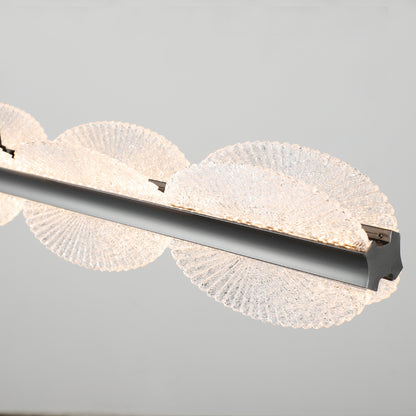 Závěsný LED lustr s dálkovým ovládáním ISOTTA 105W, studené/teplé/neutrální světlo 3000K/4000K/6000K, stmívatelné, nastavitelná výška, černá a stříbrná, kovové a křišťálové LED lustry s dálkovým ovládáním Výchozí název Alessandro Design