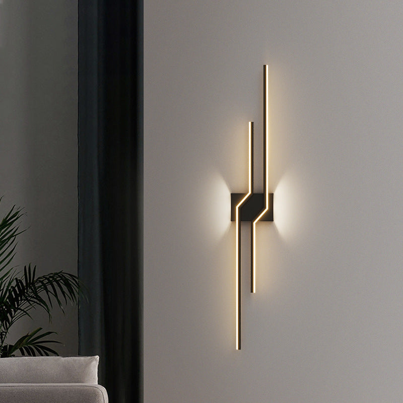Aplica LED AL100BK 60W Negru Aplice de Interior Default Title Alessandro Design