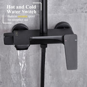 Sprchový sloup, sanitární mosaz, černá, 9960H Baterie a sprchové sloupy Výchozí název Alessandro Design