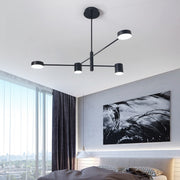 GALIOS LED lustr 48W, 4 prvky, studené/teplé/neutrální světlo, černá Moderní lustry Výchozí název Alessandro Design