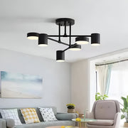 LED lustr GALIOS 26W, 6 prvků, studené/teplé/neutrální světlo, černá Aplikované LED lustry Výchozí název Alessandro Design