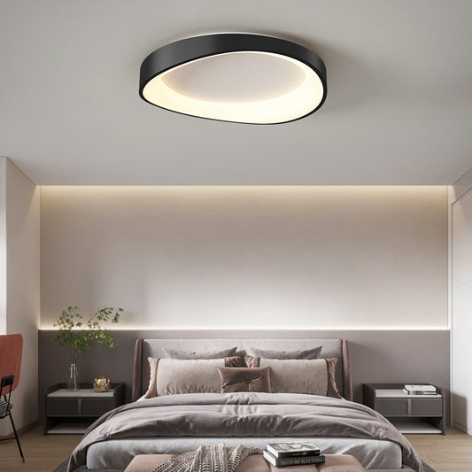 Plafoniera LED cu Telecomanda, PL103/520BK, 29W, Diametru 50cm, Lumina Calda/Rece/Neutra, Negru Lustre LED cu Telecomanda Default Title Alessandro Design