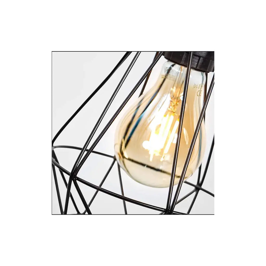 Aethra Lustr, 1x E27, kov, Černá Průmyslové lustry Výchozí název Alessandro Design