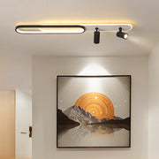 LED lustr s nastavitelným projektorem FISSO Camilla 70W, studené/teplé/neutrální světlo, černé LED lustry Výchozí název Alessandro Design