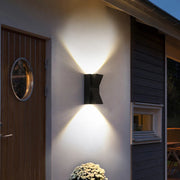 Venkovní nástěnné světlo Scarlet LED, 6W, černá, kov, IP65, 3000K Venkovní nástěnná světla Výchozí název Alessandro Design