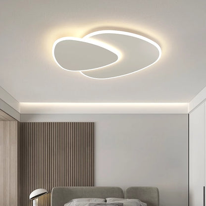 LED lustr s dálkovým ovládáním FUTURA LUMINA 66W, Ovál, Studené/Teplé/Neutrální světlo, Stmívatelné, Bílý LED lustr s dálkovým ovládáním Výchozí název Alessandro Design