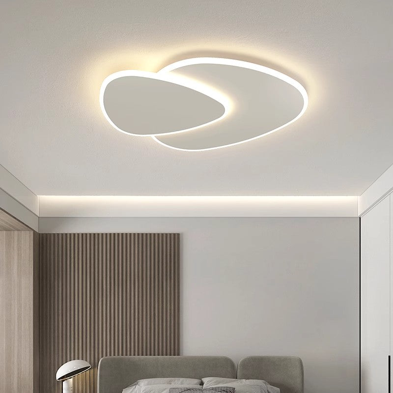 LED lustr s dálkovým ovládáním FUTURA LUMINA 66W, Ovál, Studené/Teplé/Neutrální světlo, Stmívatelné, Bílý LED lustr s dálkovým ovládáním Výchozí název Alessandro Design