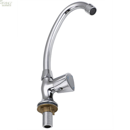 Baterie na studenou vodu s otočným výtokem, Chrome, AR003 Kuchyňské baterie Výchozí název Alessandro Design