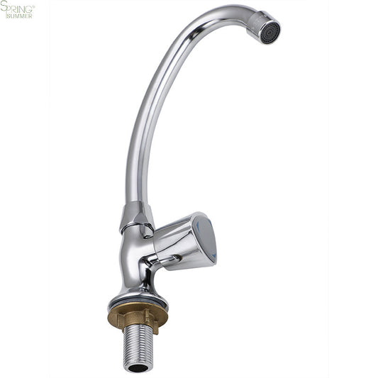 Baterie na studenou vodu s otočným výtokem, Chrome, AR003 Kuchyňské baterie Výchozí název Alessandro Design