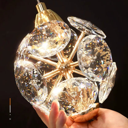 Křišťálový LED lustr KILKENNY Culmino, 144W, neutrální světlo, průměr 60cm, zlaté moderní lustry Výchozí název Alessandro Design