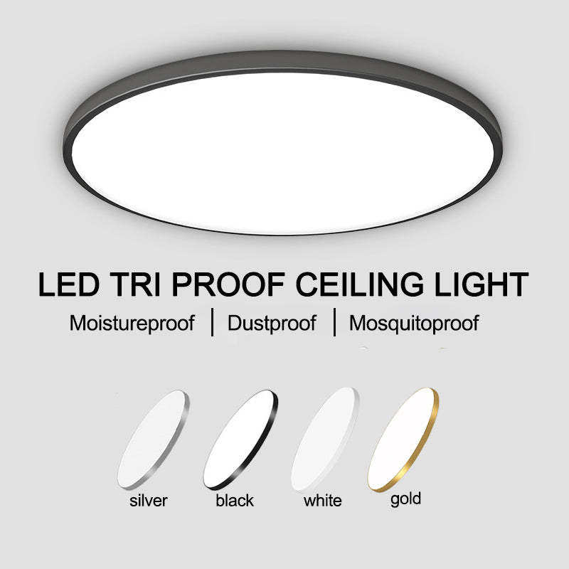 SOLIS LED stropní světlo 27cm 20W studené světlo, černá LED stropní světla Výchozí název Alessandro Design