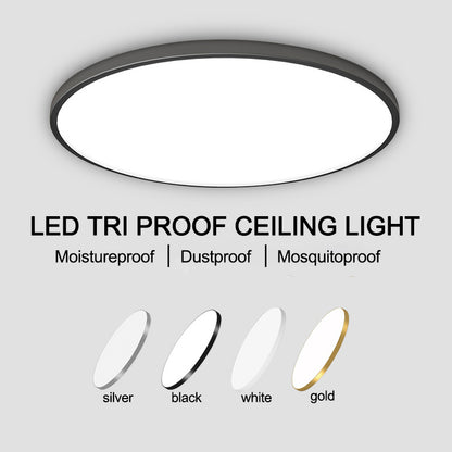 SOLIS LED stropní světlo 27cm 20W studené světlo, černá LED stropní světla Výchozí název Alessandro Design