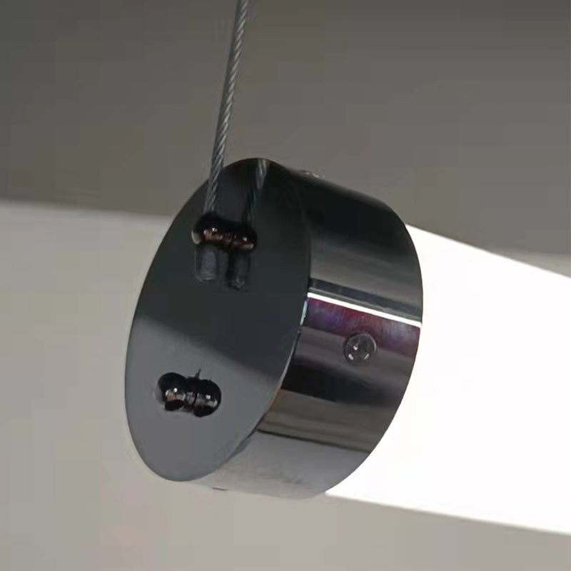 LED lustr DIVINO Black 91W s ohebnou silikonovou trubicí, průměr 60cm - Nastavitelné světlo 3000K/4000K/6000K Moderní lustry Výchozí název Alessandro Design