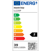 Křišťálový LED lustr MITA 39W, 20x20cm, čtvercový, studené/teplé/neutrální světlo, bílé LED lustry Výchozí název Alessandro Design
