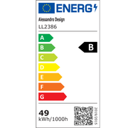 LED lustr CONSTELATION s dálkovým ovládáním 49W, průměr 48cm, studené/teplé/neutrální světlo, bílá modrá LED lustry s dálkovým ovládáním Výchozí název Alessandro Design