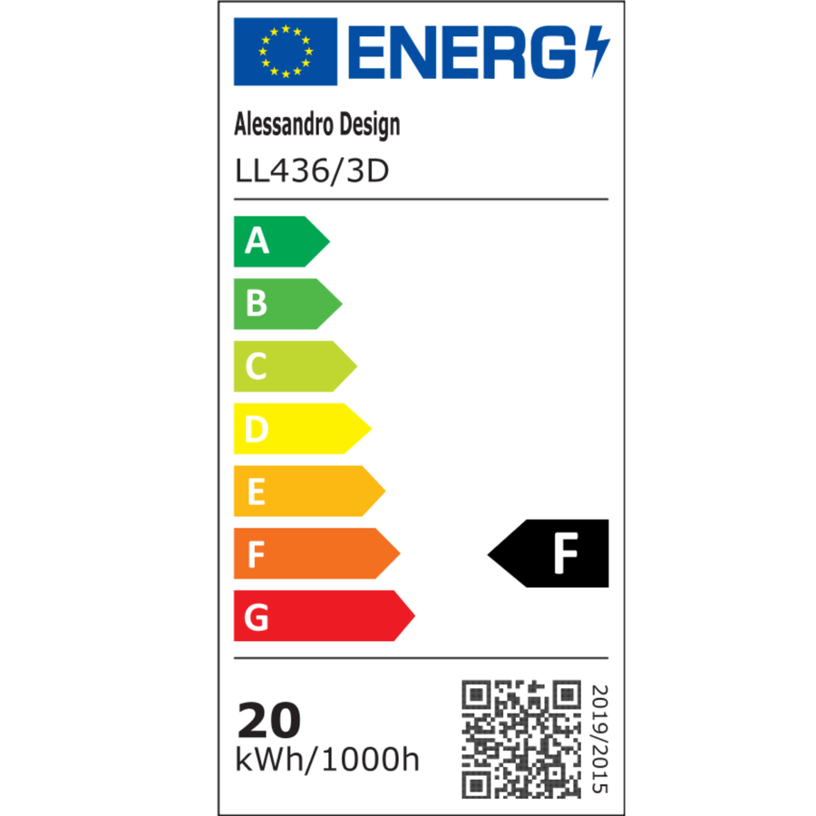 LED lustr NEXA 3D, 20W, průměr 24cm, studené/teplé/neutrální světlo, bílé LED lustry Výchozí název Alessandro Design