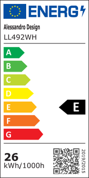 MODERNÍ LED Lustr 26W, Průměr 20cm, Kulatý, Studené/Teplé/Neutrální světlo, Bílé LED Lustry Výchozí název Alessandro Design