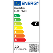 LED lustr ERIKA 20W, 3 čtverce, neutrální světlo 4000k, bílé, kovové a akrylové aplikované LED lustry Výchozí název Alessandro Design
