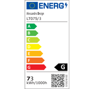 LED lustr s dálkovým ovládáním a krystalem NOVA ROTONDA RGB 73W, 3 kruhy, studené/teplé/neutrální světlo, stmívatelné, lesklý chrom LED lustry a krystaly Výchozí název Alessandro Design