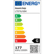 LED lustr s dálkovým ovládáním a krystalem QUADRIS RGB 177W, 6 čtverců, studené/teplé/neutrální světlo 3000K/4000K/6000K, stmívatelné, černé, kovové a křišťálové LED lustry s dálkovým ovládáním Výchozí název Alessandro Design