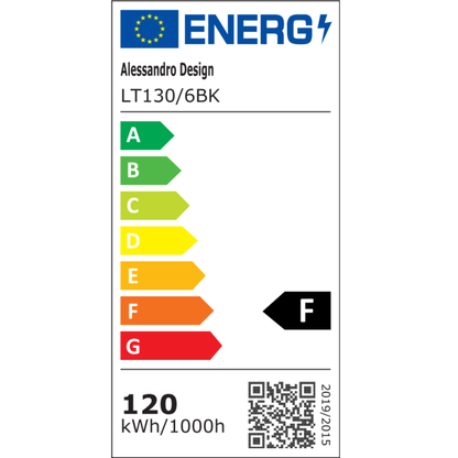 LED lustr s dálkovým ovládáním ELLA 120W, 6 čtverců, studené/teplé/neutrální světlo, stmívatelné, černé, kovové a akrylové LED lustry s dálkovým ovládáním Výchozí název Alessandro Design