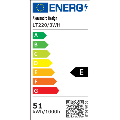 LED lustr s dálkovým ovládáním IPOMOEA 51W, 3 hvězdičky, Studené/Teplé/Neutrální světlo, Stmívatelné, Bílý LED lustr s dálkovým ovládáním Výchozí název Alessandro Design