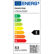 LED lustr s dálkovým ovládáním MODERNO 53W, 2 čtverce, studené/teplé/neutrální světlo, stmívatelné, bílý LED lustr s dálkovým ovládáním Výchozí název Alessandro Design