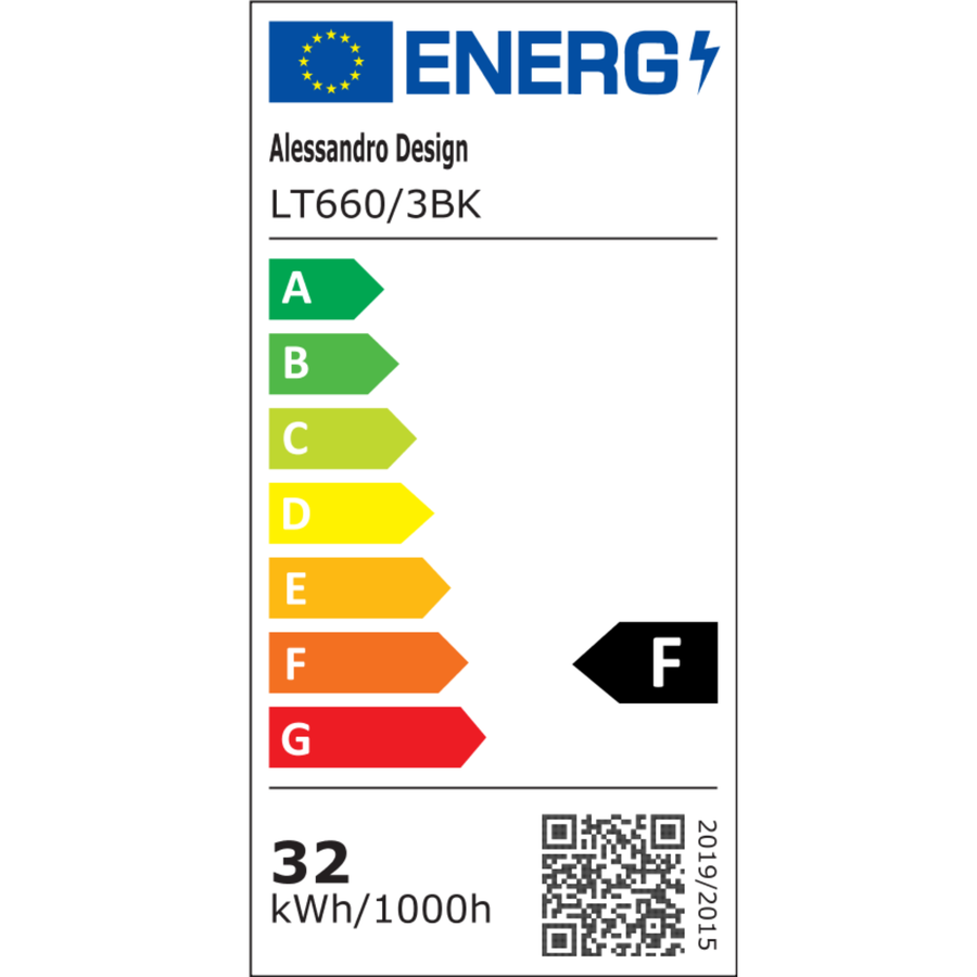Lustra LED cu Telecomanda LT660/3BK, 3 Elemente, 32W, Lumina 3000/4000/6000K, Negru, Inaltime Reglabila Lustre LED cu Telecomanda Default Title Alessandro Design
