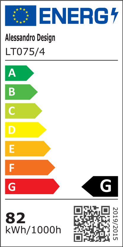 LED lustr s dálkovým ovládáním a krystalem NOVA ROTONDA RGB 82W, 4 kruhy, studené/teplé/neutrální světlo, stmívatelné, Chrome LED lustry a krystaly Výchozí název Alessandro Design