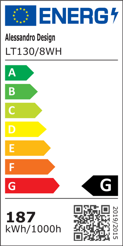 LED lustr s dálkovým ovládáním ELLA 187W, 8 čtverců, studené/teplé/neutrální světlo, stmívatelné, bílá, kov a akryl
