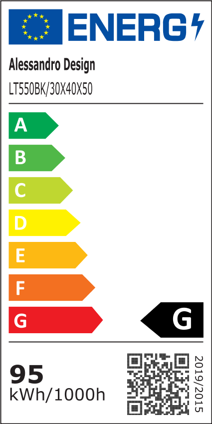 LED závěsný lustr PAGANO 95W, studené/teplé/neutrální světlo, černý, nastavitelná výška