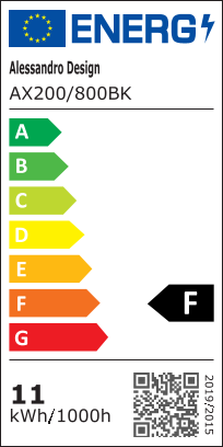 Venkovní nástěnné LED svítidlo Mack, délka 80 cm, 11 W, IP65, neutrální světlo, kov, lineární, černá Venkovní nástěnná svítidla Výchozí název Alessandro Design